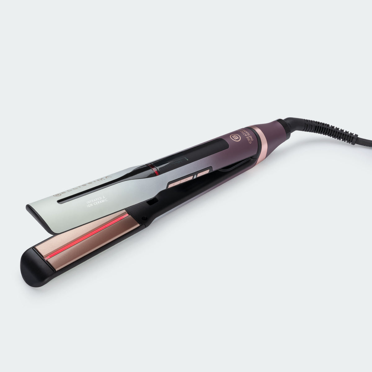 Plancha profesional de infrarrojos con Ion Ceramic Creativity Infrared Aurora