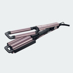 Kit de secador profesional con Ceramic Diamond & Keratin Cyber Glam® y plancha Beach Waves GT20 100 para ondas naturales o definidas.