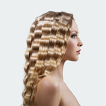 Kit de secador profesional con Ceramic Diamond & Keratin Cyber Glam® y plancha Beach Waves GT20 100 para ondas naturales o definidas.