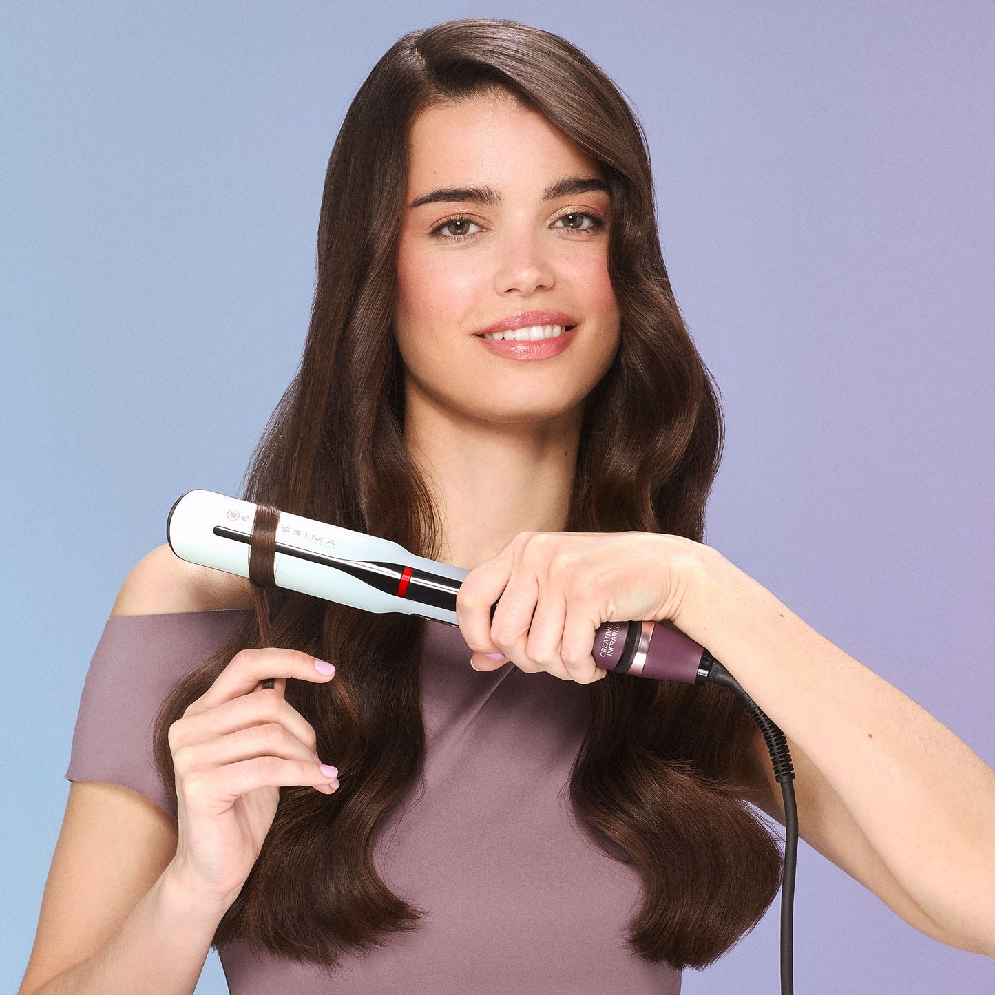 Plancha profesional de infrarrojos con Ion Ceramic Creativity Infrared Aurora