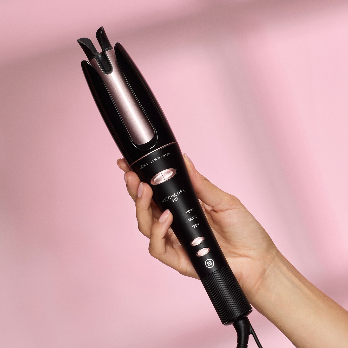 Rizador de pelo automático y giratorio para rizos y ondas Ricci&Curl HD