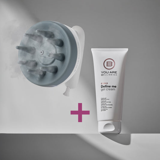 Kit para cabello rizado con difusor de vapor Steam Ritual® y crema-gel definidora Define Me Cream-Gel